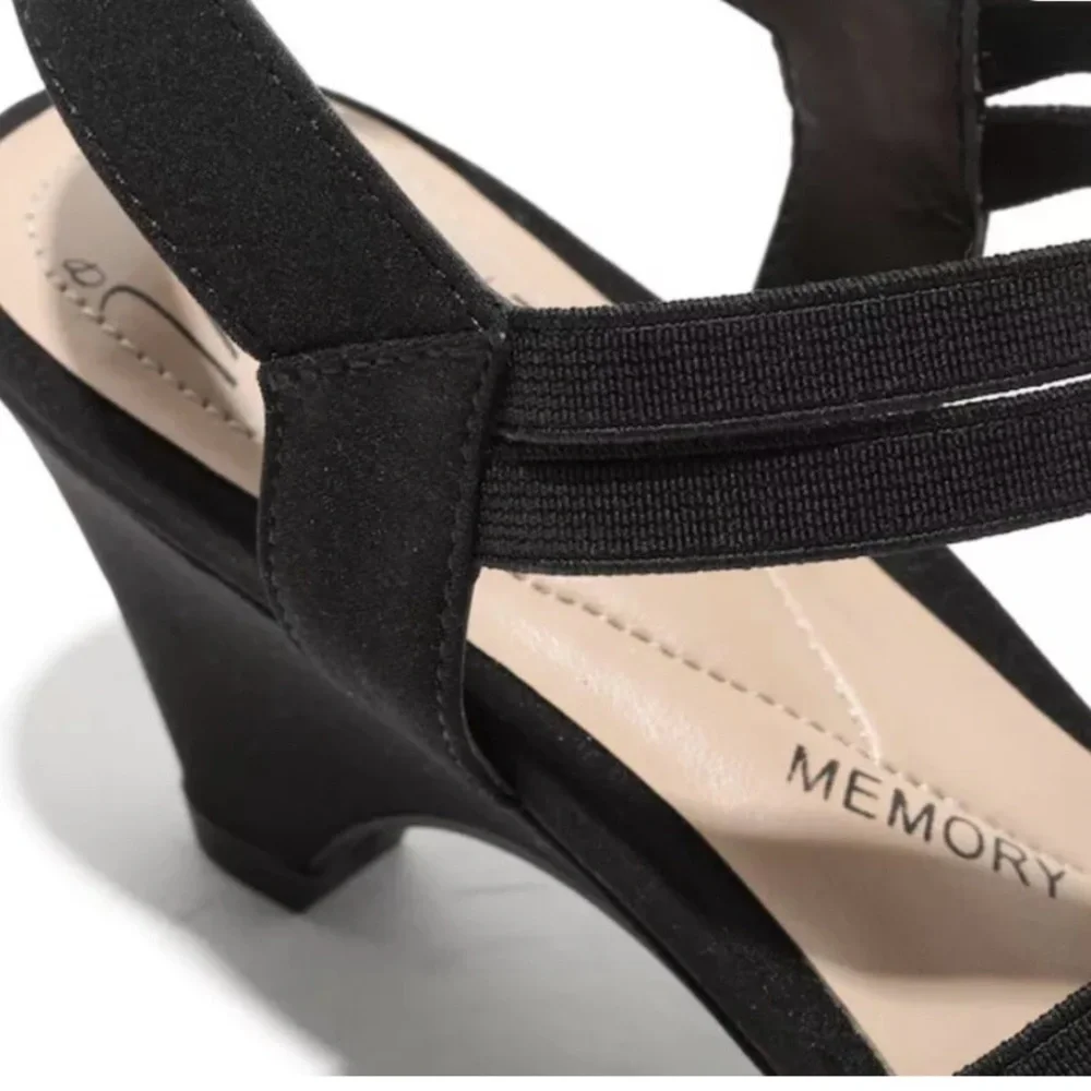 Women’s Comfort stretch Impo wedge sandals - Picture 4 of 7